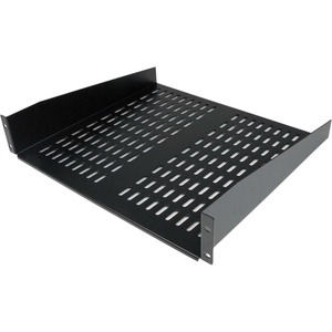 StarTech.com 2U 16in Universal Vented Rack Mount Cantilever Shelf - Fixed Server Rack Cabinet Shelf - 50lbs / 23kg - 2U 19in vented server rack cabinet shelf/rackmount cantilever tray 16in deep - Universal fit in existing EIA/ECA-310 data/network racks - w/mounting hardware - Heavy-duty - Easy to install - Durable SPCC commercial cold-rolled steel 50lb weight cap.