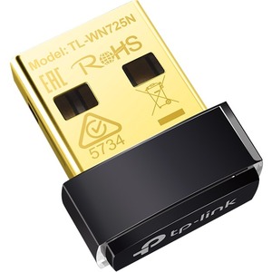 TP-LINK TL-WN725N - USB WiFi Adapter for PC - Nano Size
