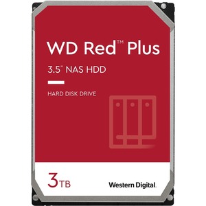 WD Red Plus WD30EFRX 3 TB Hard Drive - 3.5" Internal - SATA (SATA/600)