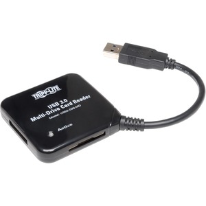 Tripp Lite by Eaton USB 3.0 SuperSpeed Multi Drive Smart Card Flash Reader / Writer