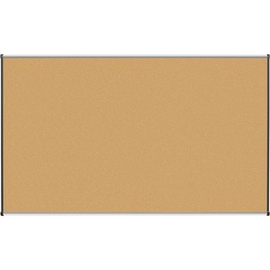 Lorell+Satin-Finish+Bulletin+Board+-+72%26quot%3B+Height+x+48%26quot%3B+Width+-+Natural+Cork+Surface+-+Durable%2C+Self-healing+-+Silver+Anodized+Aluminum+Frame+-+1+Each