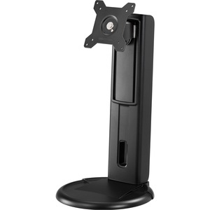 Amer Mounts LCD/LED Monitor Stand Supports up to 24" , 17.6lbs and VESA - Up to 24" Screen Support - 8 kg Load Capacity - Flat Panel Display Type Supported - 17.01" (432.05 mm) Height x 8.74" (222 mm) Width - Desktop - Black - TAA Compliant