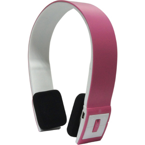 Inland Bluetooth Headset - Pink - Stereo - Wireless - Bluetooth - 32.8 ft - Over-the-head 