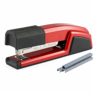 Bostitch Epic Antimicrobial Office Stapler - 25 Sheets Capacity - 210 Staple Capacity - Full Strip - Red