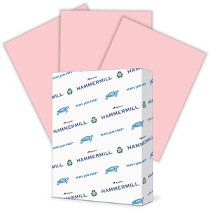 Hammermill+Colors+Recycled+Copy+Paper+-+Pink+-+Letter+-+8+1%2F2%26quot%3B+x+11%26quot%3B+-+24+lb+Basis+Weight+-+Smooth+-+500+%2F+Ream+-+Sustainable+Forestry+Initiative+%28SFI%29+-+Jam-free%2C+Acid-free+-+Pink