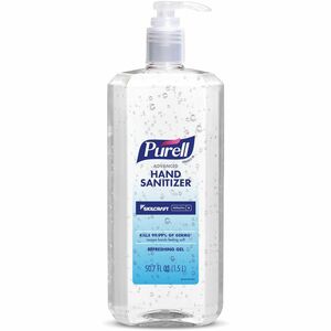 SKILCRAFT%C2%AE+Hand+Sanitizer+Gel+-+2.11+quart+-+Pump+Bottle+Dispenser+-+Kill+Germs+-+Hand+-+Moisturizing+-+Translucent+-+Non-toxic%2C+Non-sticky+-+4+%2F+Box
