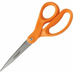 Fiskars+Premier+Contoured+Home+Office+Scissors+-+3.50%26quot%3B+Cutting+Length+-+8%26quot%3B+Overall+Length+-+Straight+-+Stainless+Steel+-+Pointed+Tip+-+Stainless+Steel+-+1+Each