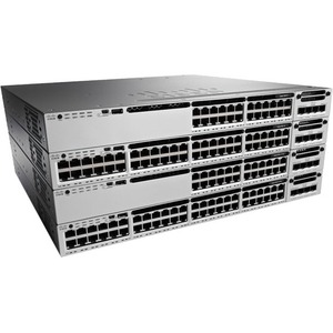 Cisco Catalyst 3850 48 Port Full PoE w/ 5 AP License IP Base