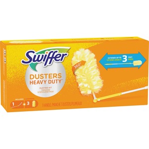 Swiffer+360+Dusters+Extender+Kit+-+36%26quot%3B+Handle+Length+-+Plastic+Handle+-+White+-+1+Kit