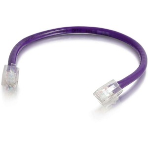 C2G-6ft Cat6 Non-Booted Unshielded (UTP) Network Patch Cable - Purple - Category 6 for Network Device - RJ-45 Male - RJ-45 Male - 6ft - Purple