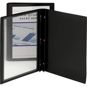 Smead+Letter+Report+Cover+-+8+1%2F2%26quot%3B+x+11%26quot%3B+-+80+Sheet+Capacity+-+3+x+Tang+Fastener%28s%29+-+Poly+-+Black+-+50+%2F+Carton