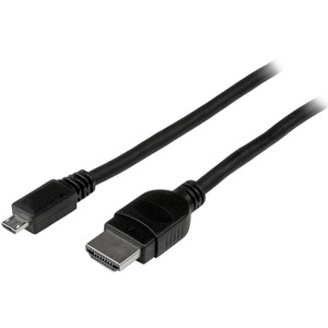 StarTech.com 3m Passive Micro USB to HDMI® MHL™ Cable - Connect MHL mobile audio/video devices to MHL-enabled HDTV displays - micro usb to hdmi mhl cable - mhl to hdmi cable - micro usb male to hdmi male -micro usb mhl cable