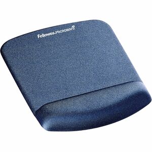Fellowes+PlushTouch+Microban+Mouse+Pad+Wrist+Rest+-+1%26quot%3B+Height+x+7.25%26quot%3B+Width+x+9.38%26quot%3B+Depth+-+Blue+-+Polyurethane+-+Tear+Resistant%2C+Wear+Resistant%2C+Skid+Proof+-+1+Each