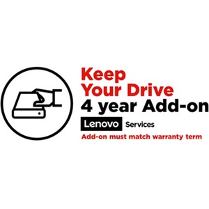 Lenovo Keep Your Drive (Add-On) - 4 Year - Service - On-site - Maintenance - Parts & Labor - Physical