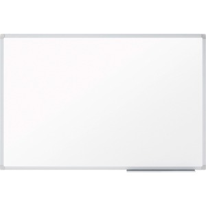 Mead+Basic+Dry-Erase+Board+-+48%26quot%3B+%284+ft%29+Width+x+36%26quot%3B+%283+ft%29+Height+-+White+Melamine+Surface+-+Silver+Aluminum+Frame+-+Durable+-+1+Each