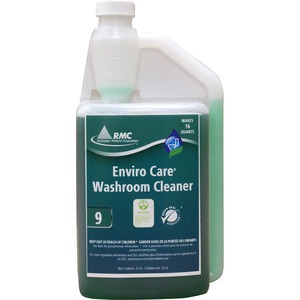 RMC+Enviro+Care+Washroom+Cleaner+-+Concentrate+-+32+fl+oz+%281+quart%29+-+1+Each+-+Bio-based%2C+Phosphate-free%2C+Non-toxic+-+Blue%2C+Green