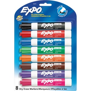 Expo+Low+Odor+Markers+-+Chisel+Marker+Point+Style+-+Assorted+-+8+%2F+Set