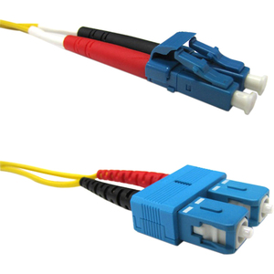 Weltron 5m LC/SC Single Mode 9/125M Yellow Fiber Patch Cable