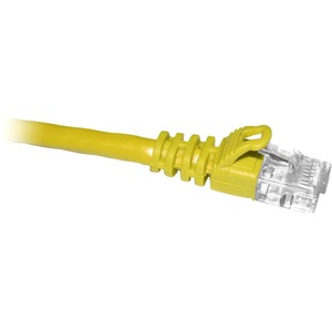 3-ft. 0.9-m Snagless Boots Yellow UTP Crossover GigaBase 350 CAT5e Patch Cable 