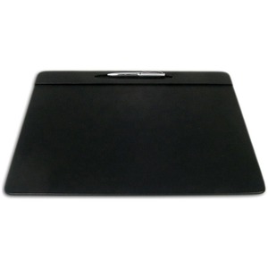 Dacasso 17 x 14 Conference Pad - Black Leatherette - Rectangle - 17