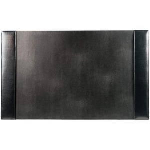 Dacasso+Bonded+Leather+Desk+Pad+-+Rectangular+-+30%26quot%3B+Width+x+18%26quot%3B+Depth+-+Felt+-+Bonded+Leather+-+Black