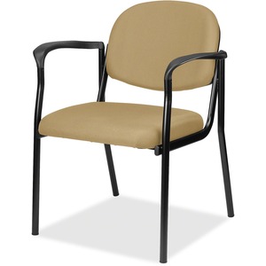 Eurotech Dakota 8011 Guest Chair - Sky Fabric Seat - Sky Fabric Back - Steel Frame - Four-legged Base - 1 Each