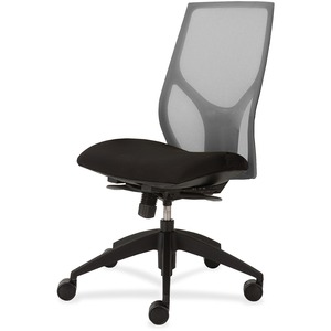 9+to+5+Seating+Vault+1460+Armless+Task+Chair+-+Black+Seat+-+5-star+Base+-+1+Each