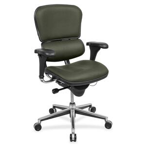 Eurotech Ergohuman Executive Chair - Olive Perfection Fabric Seat - Olive Perfection Fabric Back - 5-star Base - 1 Each