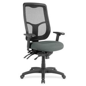 Eurotech Apollo MFHB9SL Executive Chair - Fog Fabric Seat - 5-star Base - 1 Each