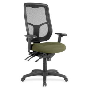 Eurotech Apollo MFHB9SL Executive Chair - Leaf Fabric Seat - 5-star Base - 1 Each