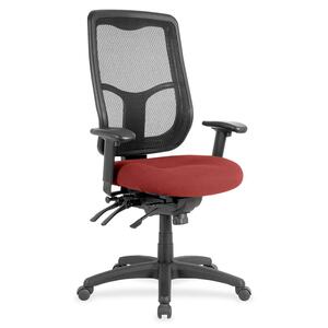 Eurotech Apollo High Back Multi-funtion Task Chair - Candy Fabric Seat - 5-star Base - 1 Each