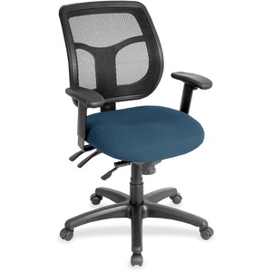 Eurotech Apollo MFT9450 Task Chair - Graphite Fabric Seat - 5-star Base - 1 Each