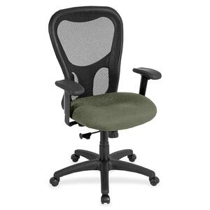 Eurotech+Apollo+Synchro+High+Back+Chair+-+Sage+Fabric+Seat+-+5-star+Base+-+1+Each