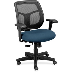 Eurotech Apollo MT9400 Mesh Task Chair - Graphite Fabric Seat - 5-star Base - 1 Each