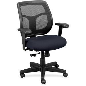 Eurotech+Apollo+MT9400+Mesh+Task+Chair+-+Navy+Fabric+Seat+-+Navy+Back+-+5-star+Base+-+1+Each