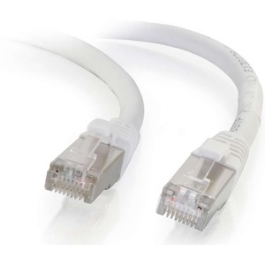C2G-30ft Cat6 Snagless Shielded (STP) Network Patch Cable - White - Category 6 for Network Device - RJ-45 Male - RJ-45 Male - Shielded - 30ft - White