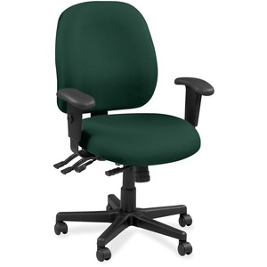 Eurotech+4x4+49802A+Task+Chair+-+Forest+Leather+Seat+-+Forest+Leather+Back+-+5-star+Base+-+1+Each