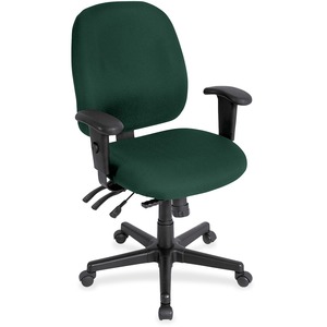 Eurotech+4x4+Task+Chair+-+Forest+Fabric+Seat+-+Forest+Fabric+Back+-+5-star+Base+-+1+Each