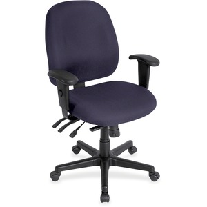Eurotech 4x4 498SL Task Chair - Winery Fabric Seat - Winery Fabric Back - 5-star Base - 1 Each