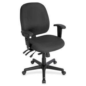 Eurotech+4x4+498SL+Task+Chair+-+Charcoal+Fabric+Seat+-+Charcoal+Fabric+Back+-+5-star+Base+-+1+Each