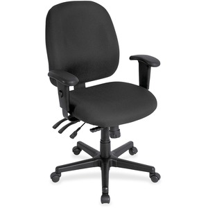 Eurotech 4x4 498SL Task Chair - Fog Fabric Seat - Fog Fabric Back - 5-star Base - 1 Each