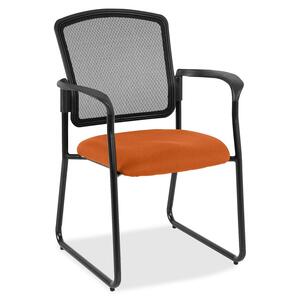 Eurotech Dakota 2 7055SB Guest Chair - Pumpkin Fabric Seat - Steel Frame - 1 Each