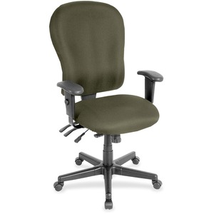Eurotech+4x4+XL+FM4080+High+Back+Executive+Chair+-+Fern+Fabric+Seat+-+Fern+Fabric+Back+-+5-star+Base+-+1+Each
