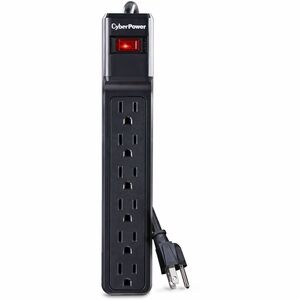 CyberPower CSB604 Essential 6-Outlets Surge Suppressor with 900 Joules and 4FT Cord - Plain Brown Boxes - 6 x NEMA 5-15R - 900 J - 125 V AC Input