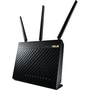 Asus RT-AC68U Wi-Fi 5 IEEE 802.11ac Ethernet Wireless Router - 2.40 GHz ISM Band - 5 GHz U