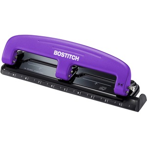 Bostitch EZ Squeeze™ 12 Three-Hole Punch - 3 Punch Head(s) - 12 Sheet - 9/32