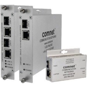 ComNet 10/100 Mbps Ethernet Electrical to Optical Media Converter