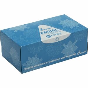 SKILCRAFT%C2%AE+Facial+Tissue+-+2+Ply+-+Large+-+White+-+200%2FBox+-+6+%2F+Pack