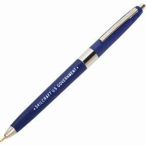 SKILCRAFT%C2%AE+Government+Ballpoint+Pen+-+Medium+Pen+Point+-+Refillable+-+Retractable+-+Blue+Ink+-+Blue+Barrel+-+1+Dozen