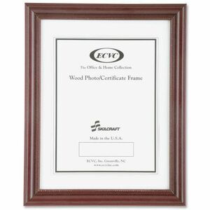 SKILCRAFT%C2%AE+Cherry+Hardwood+Frame+-+8.50%26quot%3B+x+11%26quot%3B+Frame+Size+-+Hook+%26+Loop+Fastener+-+Hardwood%2C+Solid+Hardwood%2C+Wood+-+Cherry+-+12+%2F+Box